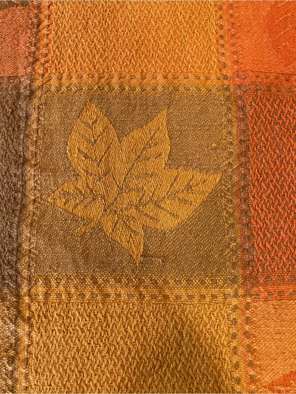 Unknown plaid tablecloth